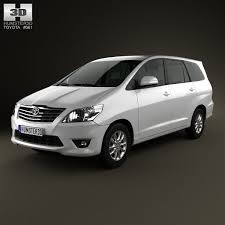 Toyota Innova 2011 Royalty Free 3d Model Preview No 1 Toyota Innova 3d Model Toyota