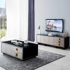 Black And Gold Tv Stand Dewion 71 79 87 Inch Wood Black And Gold Tv Stand With Storage In 2020 Tv Stand With Storage Gold Tv Stand Tv Stand