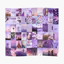 Download and use 6,000+ purple aesthetic stock photos for free. Purple Aesthetic Collage Wall Art Redbubble