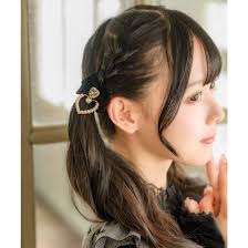 ロジータ ROJITA ハートパールベロアリボンクリップSET （ブラック） -靴＆ファッション通販 ロコンド〜自宅で試着、気軽に返品