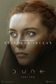 In het licht van het nieuws dat Florence Pugh mogelijk Prinses Irulan zal  spelen in Dune Part Two, heb ik deze karakterposter gemaakt, geïnspireerd  door officieel promotiemateriaal van Warner Bros. : r/dune