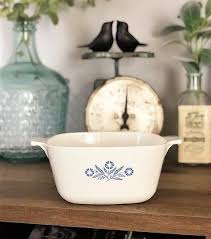 Vintage Corning Ware Blue Cornflower 1 3 4 Quart P 13 4 B Casserole Dish Pyrex Vintage Casserole Dishes Corning