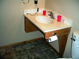 Here's the lowdown on what's out there and what rules to follow to get the most it's easiest to find a small bathroom sink, or lavatory. Eye Catching Handicap Bathroom Design Ideas Of Accessible Vanities Acnn Decor