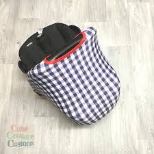 Universal Carseat Cover Car Seat Hood Replacement Cover Baby Boy Sun Canopy Gingham Car Seat Sunsh New Baby Products Car Seats Baby Carrier Cover