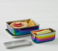 Spencer Stainless Medium Food Container Food Storage Pottery Barn Kids Rainbow Kitchen Rainbow Food Pottery Barn Kid Kitchen