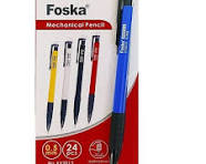FOSKA 0.5mm HB Mechanical Pencils (24 Pcs) + 20 Refill Leads ...