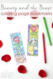 If so, these coloring pages will. Beauty And The Beast Coloring Page Bookmarks Cutesy Crafts