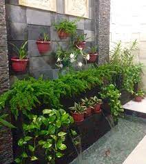 Kolam Ikan Minimalis Di Lahan Sempit Taman Depan Rumah 1 Minimalist Garden Interior Garden Small Garden Design