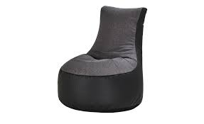 Minimale gebrauchsspuren vorhanden ansonsten sehr gut erhalten. Sitzsack Ben Schwarz Grau Mobel Hoffner