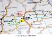 New Glarus Wisconsin Usa On Map Stock Photo 1295619823 | Shutterstock