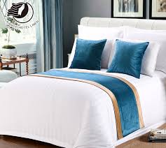 China Supplier Polyester Cotton Hotel Bed Runner For Five Hotel Con Imagenes Edredones De Cama Dormitorios Espaldar De Camas