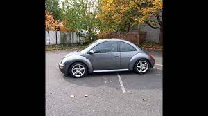 H&R Lowering Springs On A 2005 Volkswagen Beetle Turbo In Platinum Gray -  Youtube