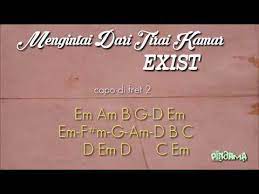 Dinginnya angin malam ini menyapa tubuhku namun tidak dapat mendinginkan hatiku yang kau hangatkan. Mengintai Dari Tirai Kamar Lirik Chord Chord Walls
