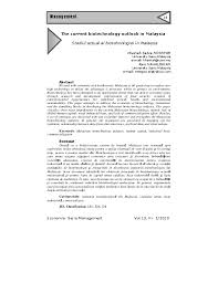 Check spelling or type a new query. Pdf The Current Biotechnology Outlook In Malaysia Khairiah Salwa Mokhtar Academia Edu
