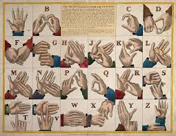 Huge collection, amazing choice, 100+ million high quality, affordable rf and rm images. File Hands Showing The Sign Language Alphabet Coloured Etching Wellcome V0016552 Jpg Wikimedia Commons