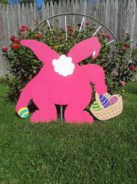 These eggs are made flat plastic so. How To Make Outdoor Easter Decorations Furniture Home Decor Interior Design Gift Ideas