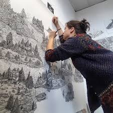 Artist Creates Detailed Pen And Ink Drawings Of Imaginary Landscapes Drawing the landscape by john hulsey hulsey teaches you: artist creates detailed pen and ink