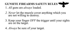 Nra gun safety rules available as a brochure the fundamental nra rules for safe gun handling are: The Rules Of Gun Safety Fill Yer Hands