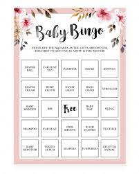 Girl Baby Shower Games Bundle Printable In 2022 Baby Shower Bingo Free Printable Free Bingo Cards Bingo Card Template