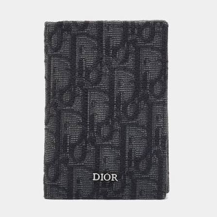 Dior Folding wallet, black-grey