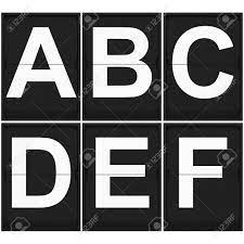 Every purchase you make puts money in an artist's pocket. Flip Clock Letters A B C D E F Stock Photo Picture And Royalty Free Image Image 10483641
