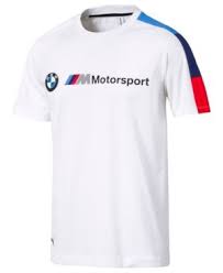 Puma Men S Bmw Logo T Shirt In White Modesens Mens Tshirts T Shirt Shirts