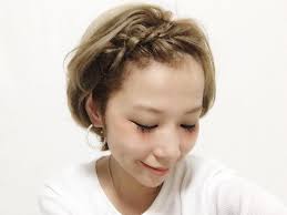 男ウケする水着での髪型2018簡単なショートヘアーアレンジを紹介