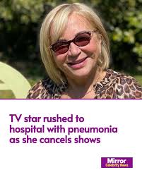 A celebrity psychic has been forced to cancel her upcoming shows after  being rushed to hospital.