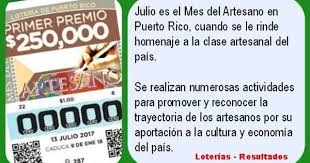 Loteria Tradicional 287 Resultados Jueves 13 Julio 2017 Loteria Loteria Electronica Puerto Rico