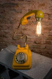 Lamp Phone Vintage Desk Lamp Office Furniture Modern Home Decor Decorative Bedside Edison Bulb Tungsten Pop Retro Ant 2020 Aydinlatma Elemanlari Ahsap Raf Lamba