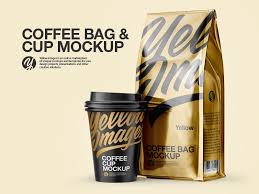 Download Coffee Bag Cup Psd Mockup By Tatyana Lavrova On Dribbble PSD Mockup Templates