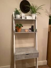 Buy Argos Home Ladder Office Desk Concrete Effect Desks Argos In 2020 Argos Home Office Desk Easy Glide Drawers