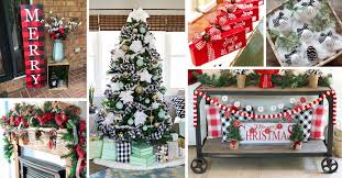 Use cut greenery and a bowl of pinecones from the backyard for a. 100 Best Diy Buffalo Check Christmas Decor Ideas Decor Home Ideas