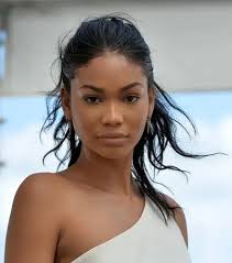 Chanel Iman White T-Shirt Print #648174 Online