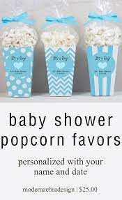 Your Guests Will Love These Personalized Its A Boy Mini Popcorn Box Baby Shower Favors You Will Receive Baby Shower Popcorn Baby Shower Favors Popcorn Favors