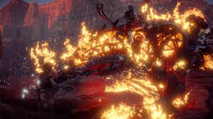 The player uses ranged weapons, a spear, and stealth to combat mechanical creatures and other enemy forces. Verdorbene Maschine Horizon Zero Dawn Wiki Fandom