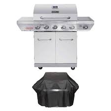Amazon Com Nexgrill Evolution 5 Burner Propane Gas Grill In Stainless Steel With Side Burner And Infrared Technology P Propane Gas Grill Gas Grill Grill Cover
