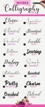 It usually involves a nibbed pen or brush. Top 16 Free Calligraphy Fonts Hand Lettering In 2021