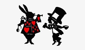 Mad hatter stock photos and images 992 matches. White Rabbit Alice S Adventures In Wonderland Mad Hatter Alice In Wonderland Black And White Rabit Free Transparent Png Download Pngkey