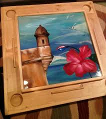 El Morro Puerto Rico Domino Table Domino Table Art Projects Painting