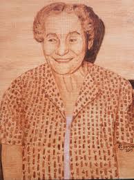 Childhood memory of helping grandmother