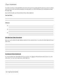 I Give This To My Students To Help Them Outline And Write A Rough Draft For An Argumentative Essay Each Paragraph Is B Argumentative Essay Essay Outline Essay
