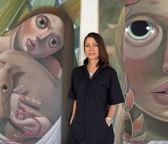 La Vie est Belle" live-painting