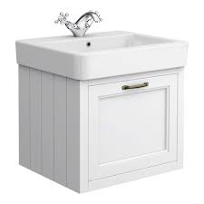 Completed in 1787, it is one of the largest buildings on the mount vernon estate. Chatsworth Traditional White 560mm 1 Drawer Wall Hung Vanity Victorian Plumbing Uk