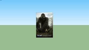 King kong 1933 movie poster. King Kong 2005 Final One Sheet Movie Poster 27x40 Double Sided Unframed 3d Warehouse