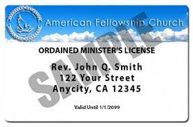 Ordained Minister License Renewal (One-Year)