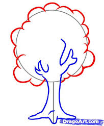 How To Draw A Simple Tree Step By Step Trees Pop Culture Free Online Drawing Tutorial Added By Dawn May 13 2 Simple Tree Drawings Easy Drawings Sketches