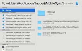 Where Iphone Ipad Or Ipod Touch Backups Are Stored On Mac Or Windows