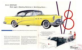 1954 buick brochure unique cars and parts