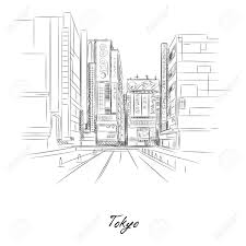 After entering training programs for languages, engineering, and piloting, all of which were canceled, he served as an orderly, draftsman and artist in noncombat roles. Tokyo City And Streets Sketch With Pencil On Paper Vector Illustration Street Of Famous City Flat Style Modern Art Creativity And Architecture Concept Isolated On White Background Royalty Free Cliparts Vectors And